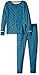 Cuddl Duds Toddler Boys' Climatesmart Essential Poly 2-Piece Set, Stripes, 5T
