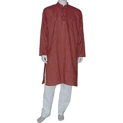 Kurta Pyjama Mens Casual Fashion of India Yoga Dress Size M Chest :40 (gkp546a)