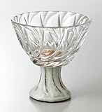 粉引ソワールガラス高台鉢　【小鉢　美濃焼】