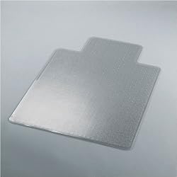 Diamond Plushmat Chair Mat For Medium Pile Carpet, 36W X 48H, Clear