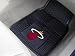 Miami Heat Heavy Duty 2-Piece Vinyl Car Mats 18`x27` - 18
