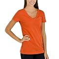 Mossimo Supply Co. Juniors V-Neck Knit Tee - Zap Red