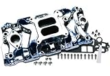 Intake Manifold: 1957-1995 Chevrolet Small Block; RealChrome Intake Manifold