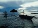 Outrigger Boats at Dusk in Sigaboy, Davao Oriental, Philippines, Southern Mindanao Photographic Poster Print by Eric Wheater, 24x18