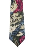 100 % Italian Silk Men Art Deco Necktie