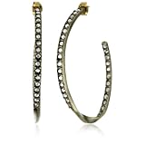 Rachel Leigh Society Gold-Plated Hoop Earrings