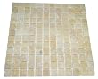 Honey Onyx 1x1 Tumbled Mosaic Tiles Meshed on 12" X 12" Sheets for Bathroom Flooring, Kitchen Backsplash, Shower Walls.