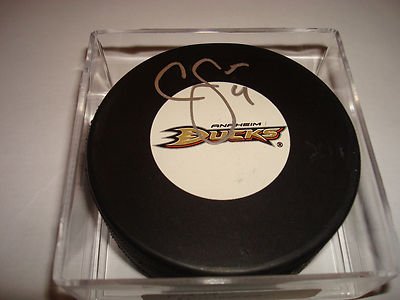 Cam Fowler Signed Hockey Puck - 1 - Autographed NHL PucksB00COPMQN8 : image