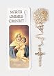 Bookmark Rosary - Mater Ter Admirabilis Schoenstatt - Bookmark and Full 14" Rosary - Exclusively from the Studios of Cromo NB (Milano, Italy)