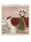 The "Spanish" Flu Epidemic Overtakes the Angel of Peace Religion & Philosophy Giclee Poster Print by Wilhelm Schulz, 18x24