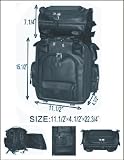 Motorcycle Sissy T Bar Bags Back Pack Luggage Wheelbag