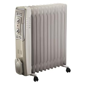 Bionaire 2500kW 11 Fin Oil Filled Radiator with Manual Thermostat