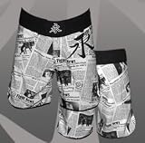 Keiko Raca MMA News Long Shorts Size 38 (XXL ONLY)