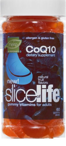 Slice of Life CoQ10, 60-Count Gummy Slices