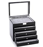 Master Cufflinks Collector's Storage Case Black Oak