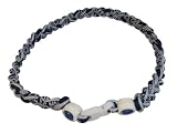 Penn State Nittany Lions Titanium 3 Rope Tornado / Twist Necklace Blue & White 18 Inches *2012-2013 Style*