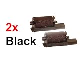 Produkt-Bild: 2x 4uoffice Tintenrolle,Farbe Black 1A Druckqualit&auml;t.Kompatible Olivti ECR 6100, ECR6100-Casio HR-8TEC,olympia CM 701,CM 712