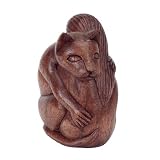 All Natural Handmade Cat and Woman Hugging