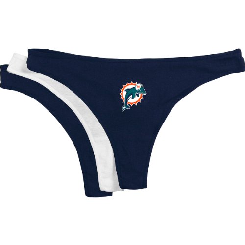 Reebok Miami Dolphins Womens Thong- Set of 3 Extra Large