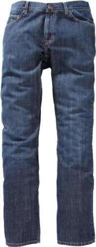 Tommy Hilfiger Herren Jeans Normaler Bund MERCER DARK STONE WASH 0867802704, Gr. 40/30, Bl Preisvergleich