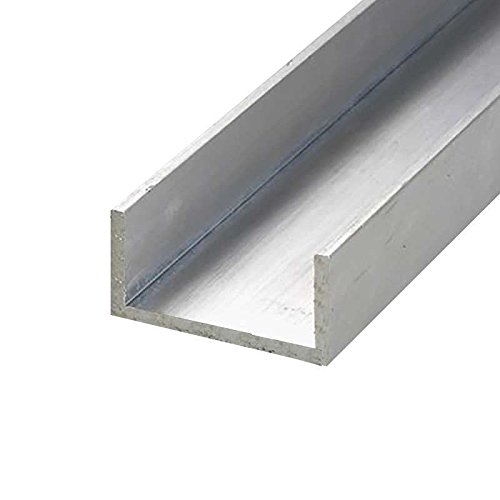 Online Metal Supply 6063-T52 Aluminum Architectural Channel 5" x 2" x 72" (3/16")