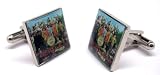 Sgt. Pepper's Lonely Hearts Club Band Beatle Album Cover Cufflinks Cuff Links Music Rock and Roll