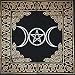 Altar Tarot Cloth: Triple Goddess With Pentagram Image