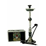34 1 Hose Ed Hardy Hookah Black w/ Case