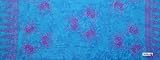 BATIK BUTTERFLY BLUE / PURPLE HALF SARONG