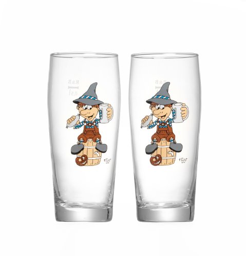 Ritzenhoff & Breker 199574 Bierglas-Set 0.5 Liter Seppl, 2-teilig