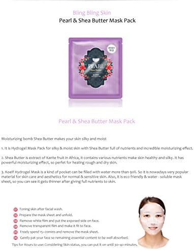 Koelf Cosmetic Pearl Shea Butter-1 sheet