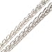 Top Grade 8mm Silver Metal Iron Chains Handbag Lantern Chains Straps Handles Purse Handles Chains Straps 59 Inches