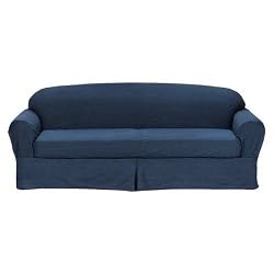 Indigo Denim 2 Piece Sofa Slipcover, Home Slip Cover