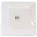 Lillian Tablesettings 10 Count Square Plastic Plate, 8-Inch, White