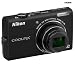 NIKON S6200 - noir + Carte mémoire SDHC 4 Go + Etui Compact 11 X 3.5 X 8 CM NOIR (Compacts pack bun