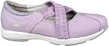 Ryka Womens Slip-On X-Strap Covered Gore Canvas Lavender Haze/Yellow Fashion Athletics
