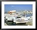 Fishing Boats in the Fishing Harbour, Tyre (Sour), Lebanon, Middle East Places Framed Art Poster Print by Gavin Hellier, 31x25