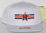 Houston Astros MLB Vintage Logo Flat Bill Adjustable Snapback Baseball Hat