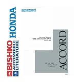 1998 1999 2000 2001 2002 HONDA ACCORD Service Manual CD by Honda