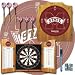 Mississippi State University Dart Cabinet w/ Darts and Board