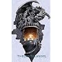 Gothic Dragon light Wall Sculptural hall lamp (The Digital Angel)