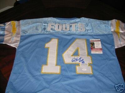 Signed Dan Fouts Jersey - oregon hof Jsa coa - Autographed NFL Jerseys