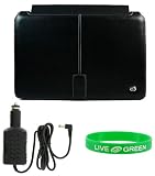 Acer Aspire One AOD150 10.1-Inch Netbook Executive Leather Case and Car Charger
