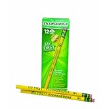 My First Ticonderoga, Beginner Pencils with Eraser, #2, 12/Box DIX33312