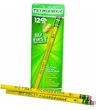 My First Ticonderoga Primary Size #2 Beginner Pencils, Box of 12, Yellow (33312)