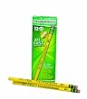 My First Ticonderoga Primary Size #2 Beginner Pencils, Box of 12, Yellow (33312)