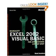 Microsoft Excel 2002 Visual Basic for Applications Step by Step