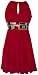 Stretch Jersey Knee-length Holiday Party Cocktail Dress Sequin Trim - M