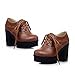 Show Shine Women's Fashion Platform High Chunky Heel Ankle Boots