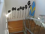 Vinyl Wall Art Decal Sticker Southern California Palm Trees 7ft Tall